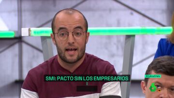 Juan Antonio Báez, sobre el SMI: "Es fácil para la CEOE ponerse en contra mientras que su presidente cobra 400.000 euros"