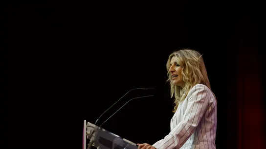 Yolanda Díaz en un acto de Sumar Yolanda Díaz en un acto de Sumar