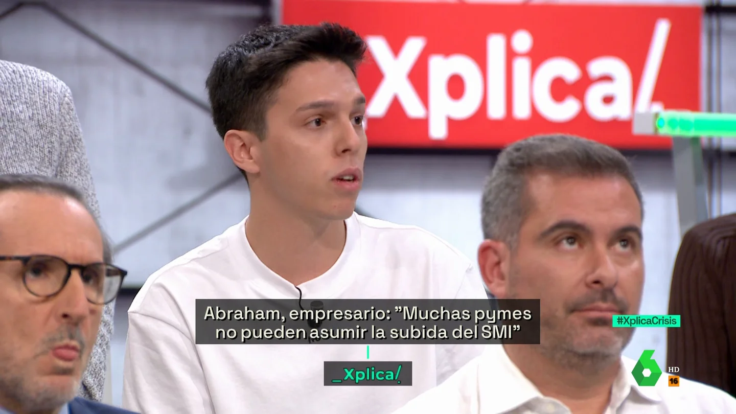 Abraham, joven empresario: Las empresas no podemos pagar más en este momento Abraham, joven empresario: Las empresas no podemos pagar más en este momento