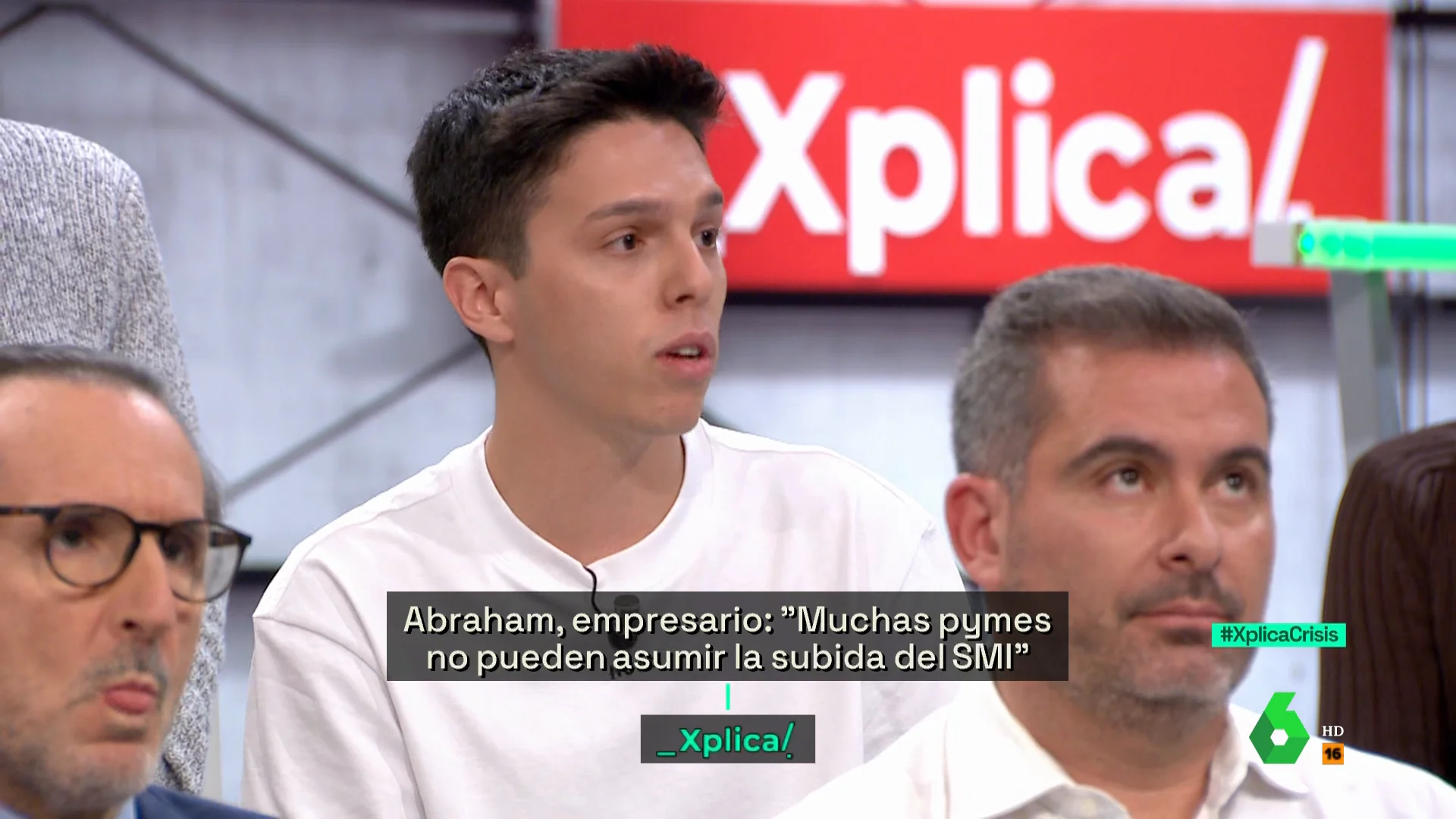 Abraham, joven empresario: Las empresas no podemos pagar más en este momento