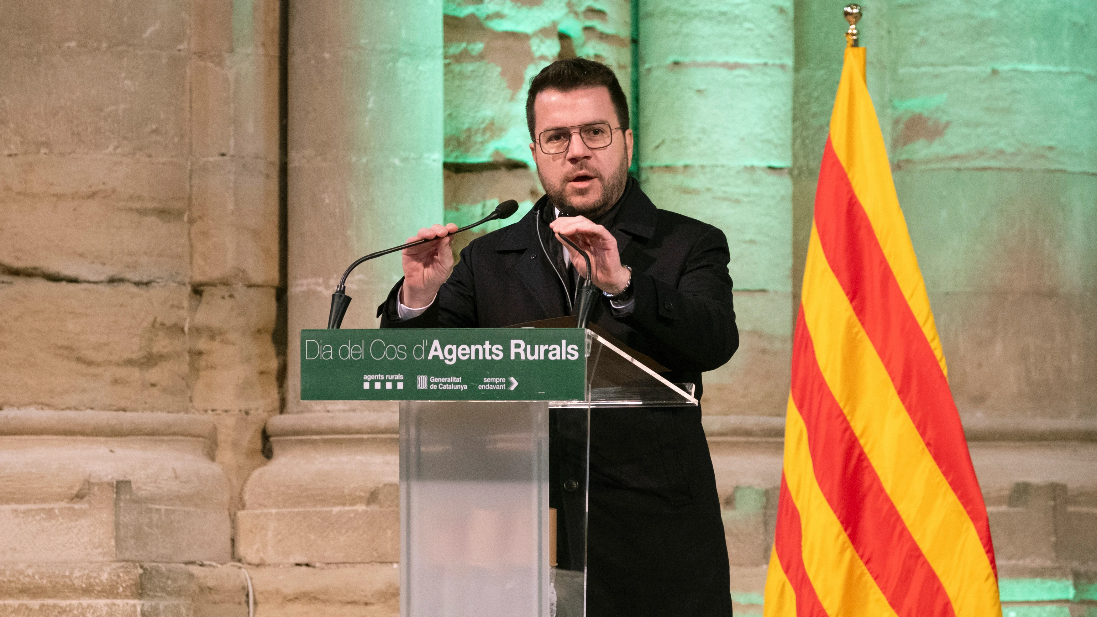 El president de la Generalitat, Pere Aragonès