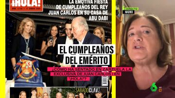 La periodista Mábel Galaz cuenta cómo ha sentado en Zarzuela el cumpleaños de Juan Carlos
