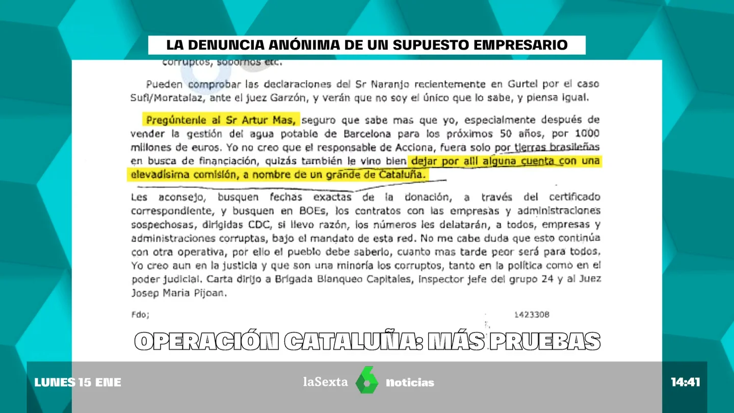 operación Cataluña nuevas pruebas operación Cataluña nuevas pruebas