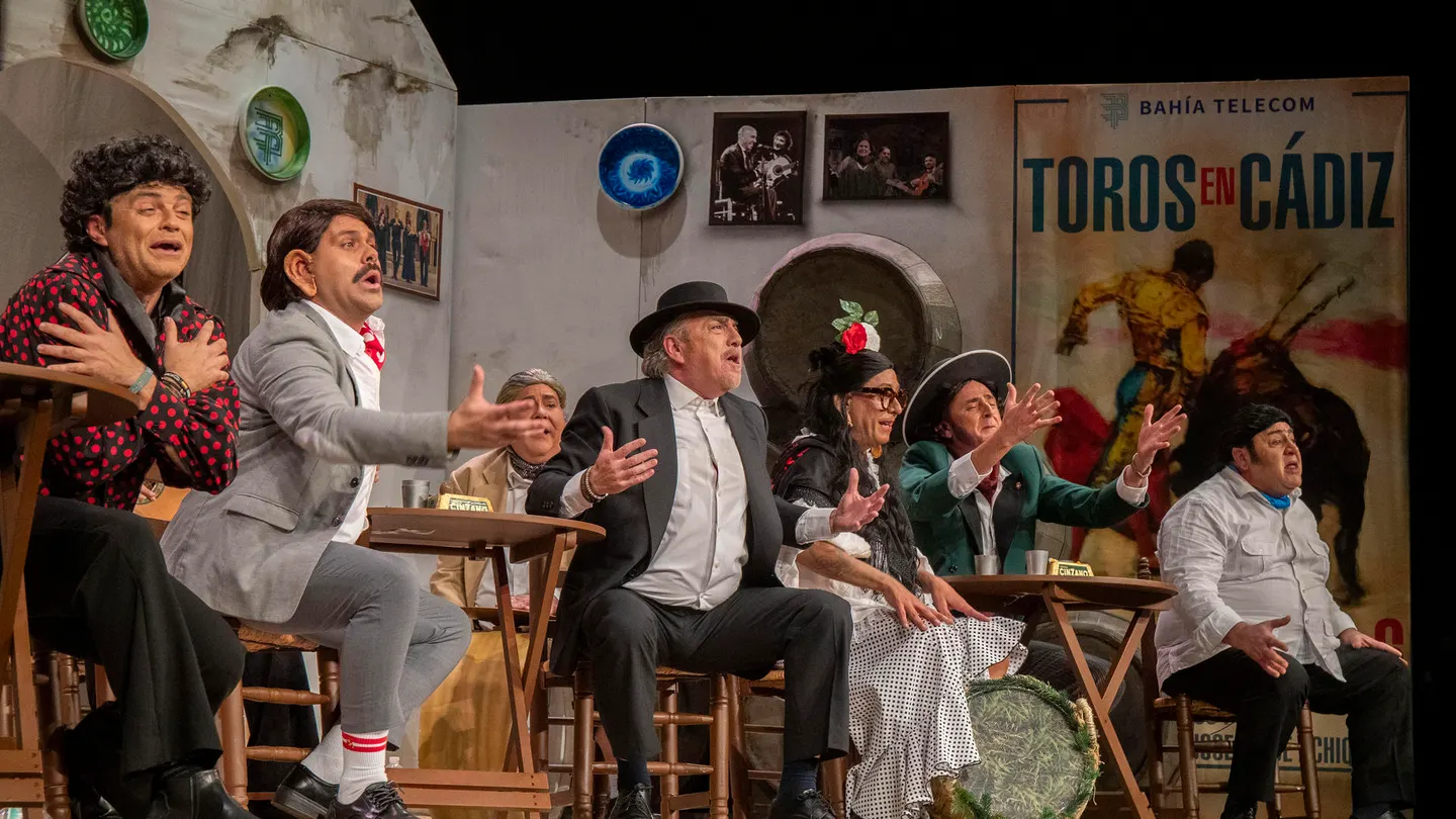 La chirigota "Que ni las hambre las vamos a sentí" en escena durante el Concurso Oficial de Agrupaciones Carnavalescas (COAC) que se celebra en el Gran Teatro Falla (Cádiz) desde hoy martes hasta la final que se celebrará el 9 de Febrero. La chirigota "Que ni las hambre las vamos a sentí" en escena durante el Concurso Oficial de Agrupaciones Carnavalescas (COAC) que se celebra en el Gran Teatro Falla (Cádiz) desde hoy martes hasta la final que se celebrará el 9 de Febrero. La chirigota "Que ni las hambre las vamos a sentí" en escena durante el Concurso Oficial de Agrupaciones Carnavalescas (COAC) que se celebra en el Gran Teatro Falla (Cádiz) desde hoy martes hasta la final que se celebrará el 9 de Febrero. La chirigota "Que ni las hambre las vamos a sentí" en escena durante el Concurso Oficial de Agrupaciones Carnavalescas (COAC) que se celebra en el Gran Teatro Falla (Cádiz) desde hoy martes hasta la final que se celebrará el 9 de Febrero.
