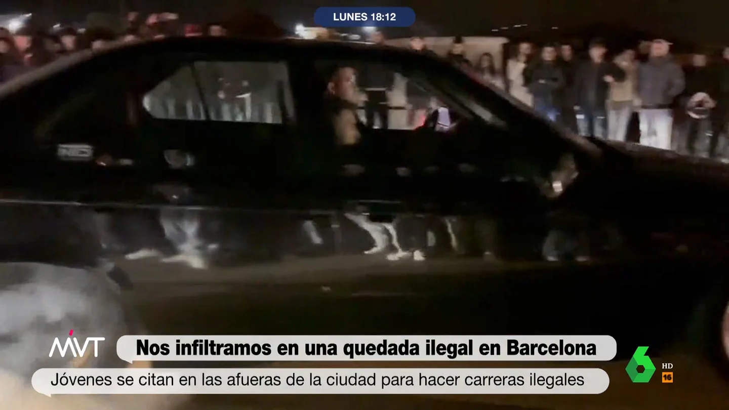 Más Vale Tarde se infiltra en una quedada de carreras ilegales en Barcelona Más Vale Tarde se infiltra en una quedada de carreras ilegales en Barcelona