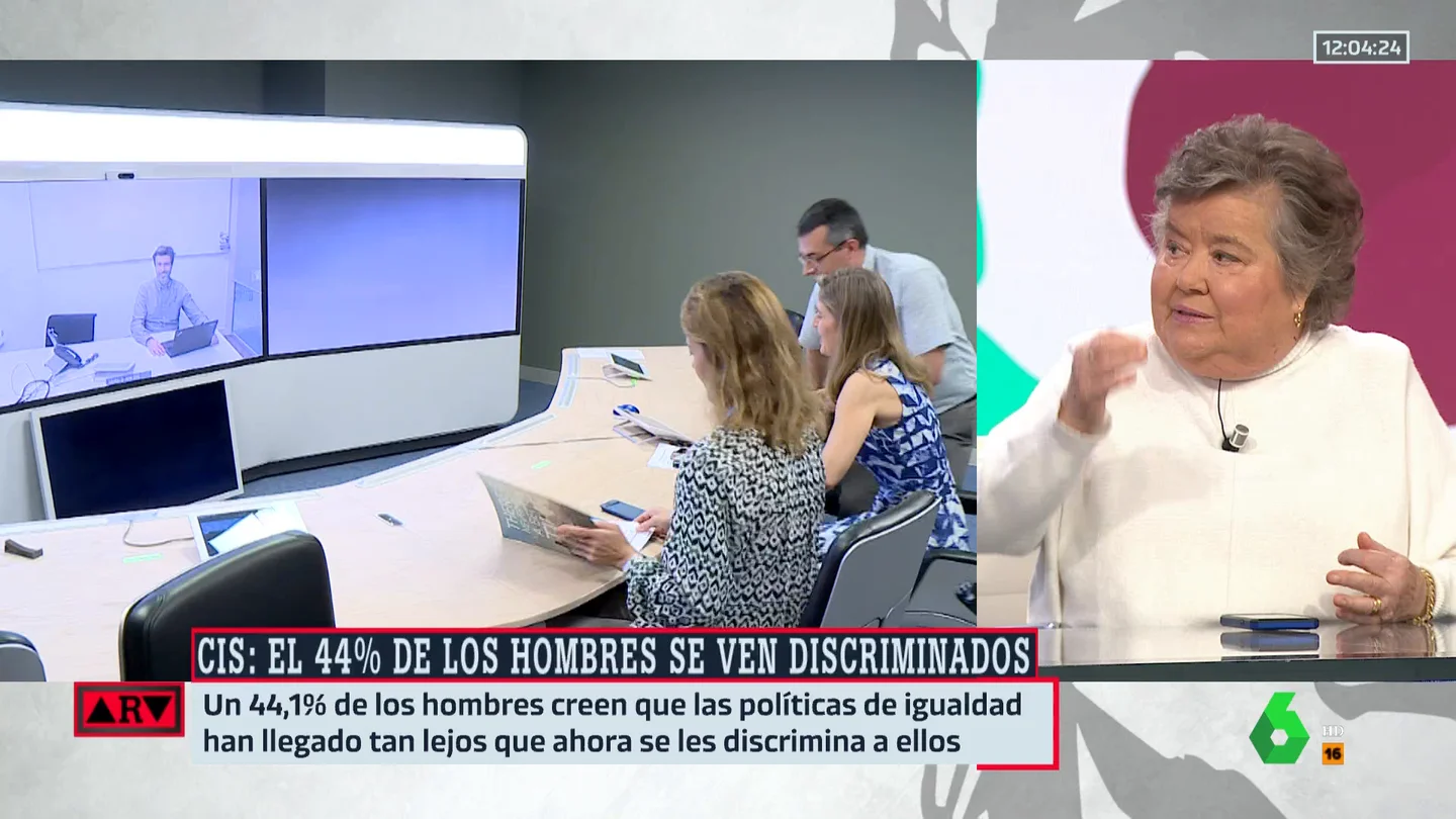 La reacción de Cristina Almeida a la encuesta del CIS sobre igualdad: "Son negacionistas ideológicos" La reacción de Cristina Almeida a la encuesta del CIS sobre igualdad: "Son negacionistas ideológicos"
