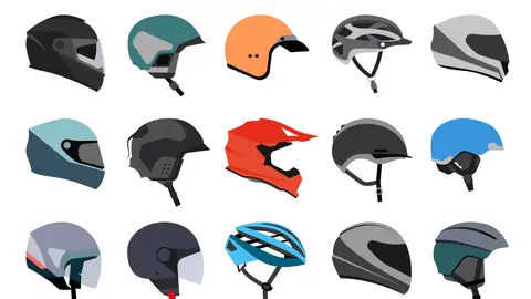 Tipos de cascos de moto Tipos de cascos de moto