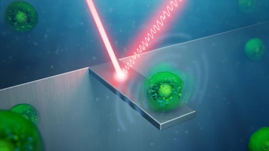 Recreación artística de la ‘vibraciones’ de las células. Recreación artística de la ‘vibraciones’ de las células.