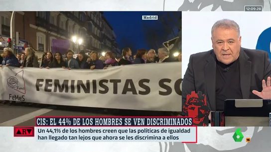 Ferreras, tras la encuesta del CIS sobre igualdad: "Para que quede claro, el feminismo es imprescindible" Ferreras, tras la encuesta del CIS sobre igualdad: "Para que quede claro, el feminismo es imprescindible"