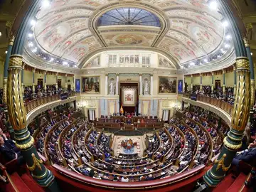 Imagen de archivo del pleno del Congreso de los Diputados.