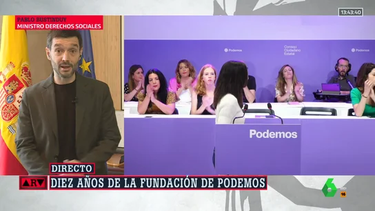 La reflexión de Bustinduy sobre Podemos: "Me quedo con el recuerdo de aquellos años" La reflexión de Bustinduy sobre Podemos: "Me quedo con el recuerdo de aquellos años"