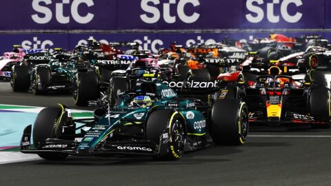 Fernando Alonso en el GP de Arabia Saudí 2023