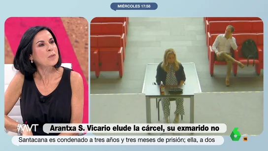 Beatriz de Vicente compara el caso de la infanta Elena y Arantxa Sánchez Vicario Beatriz de Vicente explica qué es en derecho la 'teoría de la ignorancia deliberada' y analiza por qué Arantxa Sánchez Vicario ha sido condenada a dos años de cárcel a pesar de decir que no sabía lo que hacía su marido y la infanta Cristina no.
