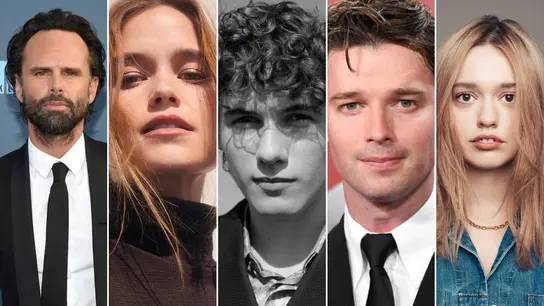 Walton Goggins, Sarah Catherine Hook, Sam Nivola, Patrick Schwarzenegger y Aimee Lou Wood estarán en 'The White Lotus'. Walton Goggins, Sarah Catherine Hook, Sam Nivola, Patrick Schwarzenegger y Aimee Lou Wood estarán en 'The White Lotus'.