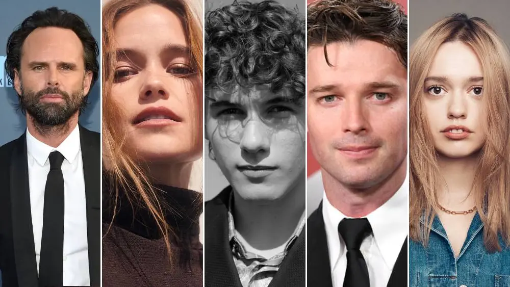 Walton Goggins, Sarah Catherine Hook, Sam Nivola, Patrick Schwarzenegger y Aimee Lou Wood estarán en 'The White Lotus'.