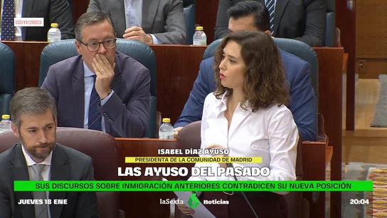 Ayuso se sube al carro de la ultraderecha: así criticó a Vox por cargar contra los migrantes como hace ella ahora Ayuso se sube al carro de la ultraderecha: así criticó a Vox por cargar contra los migrantes como hace ella ahora