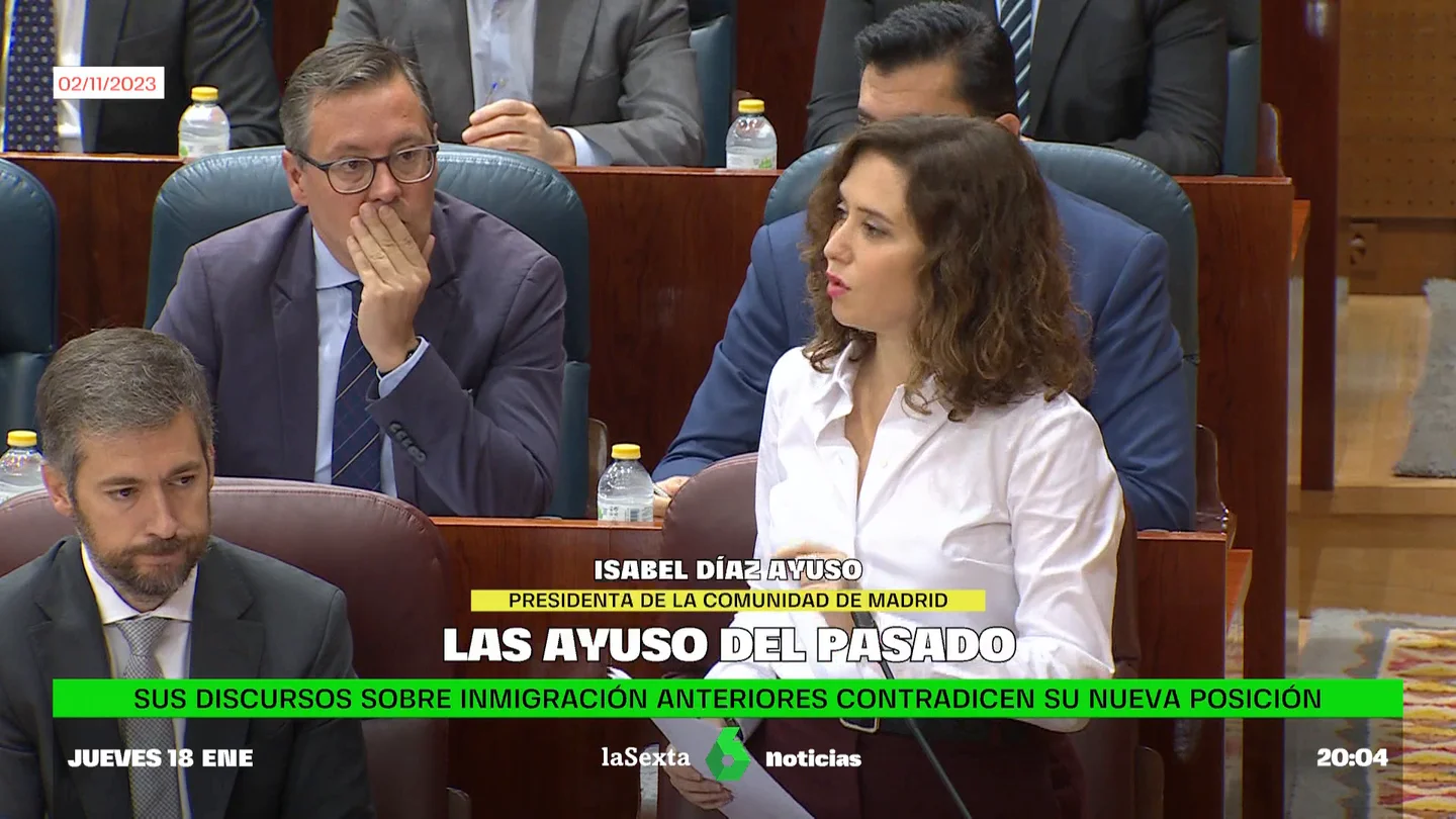 Ayuso se sube al carro de la ultraderecha: así criticó a Vox por cargar contra los migrantes como hace ella ahora Ayuso se sube al carro de la ultraderecha: así criticó a Vox por cargar contra los migrantes como hace ella ahora