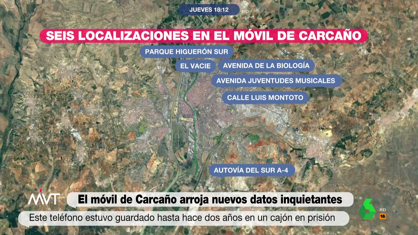 Las seis nuevas ubicaciones móvil Carcaño Las seis nuevas ubicaciones móvil Carcaño