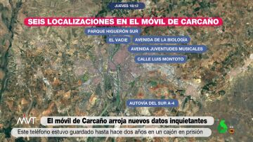 Las seis nuevas ubicaciones móvil Carcaño 