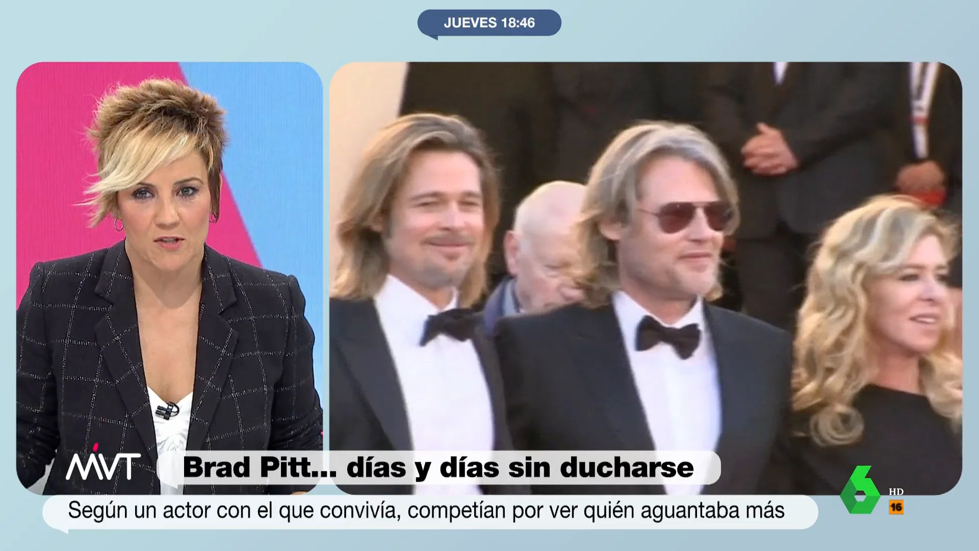 brad pitt reacciones