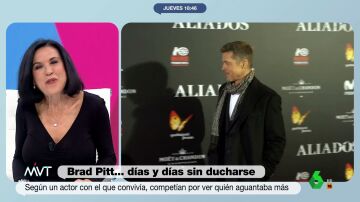 Cristina Pardo, tras saber que Brad Pitt pasa días sin ducharse: "Es un guarro"