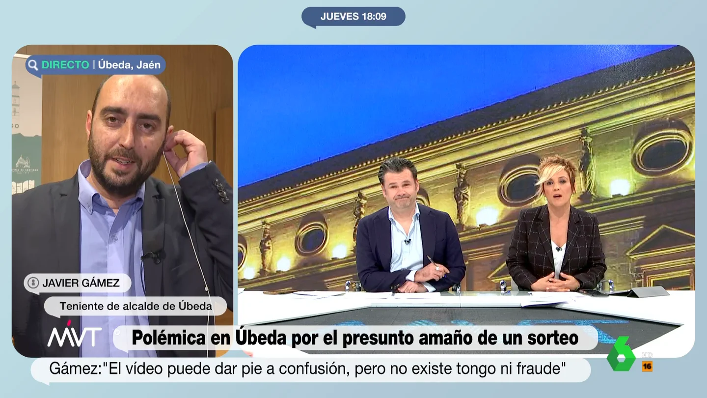 Cristina Pardo pone contra las cuerdas al teniente alcalde de Úbeda por el supuesto tongo: "Es una coincidencia muy chocante" Cristina Pardo pone contra las cuerdas al teniente alcalde de Úbeda por el supuesto tongo: "Es una coincidencia muy chocante"