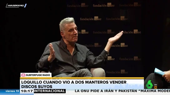Loquillo cuenta cómo reaccionó cuando vio a dos manteros vendiendo sus CD: "Como te vea otra vez, te meto" Loquillo cuenta cómo reaccionó cuando vio a dos manteros vendiendo sus CD: "Como te vea otra vez, te meto"