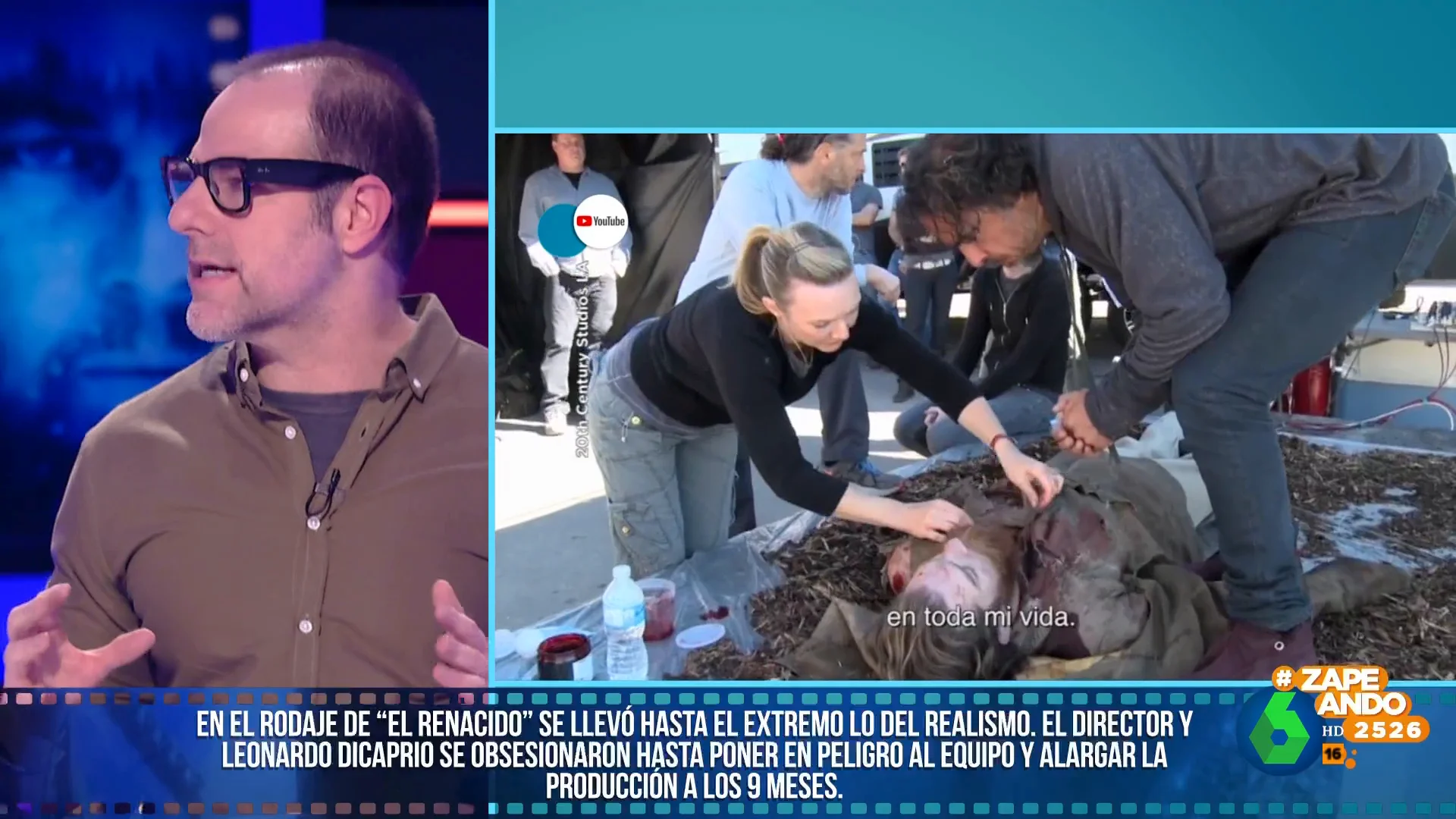 Alberto Rey cuenta los secretos del rodaje de 'El Renacido': "El director le hizo comer a DiCaprio el hígado crudo de un bisonte"