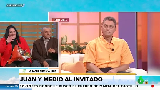 Juan y Medio, al reencontrarse con un invitado 18 años después: "Qué mal ha envejecido este hombre y qué bien está Juan" Juan y Medio, al reencontrarse con un invitado 18 años después: "Qué mal ha envejecido este hombre y qué bien está Juan"