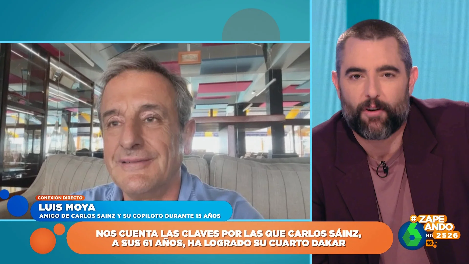 Luis Moya, ex copiloto de Carlos Sainz, explica cómo consiguen algunos pilotos estar tantas horas en el coche sin ir al baño