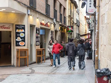 Calle Laurel, en Logroño Calle Laurel, en Logroño