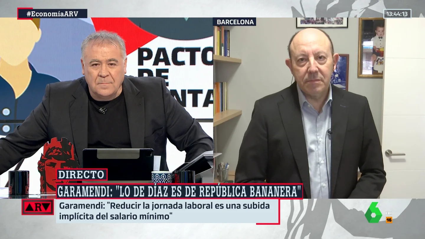 Gonzalo Bernardo sobre reducir la jornada labora Gonzalo Bernardo sobre reducir la jornada labora