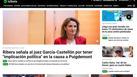 laSexta.com sigue imbatible como la televisión líder en digital con 8,9 millones de usuarios laSexta.com sigue imbatible como la televisión líder en digital con 8,9 millones de usuarios