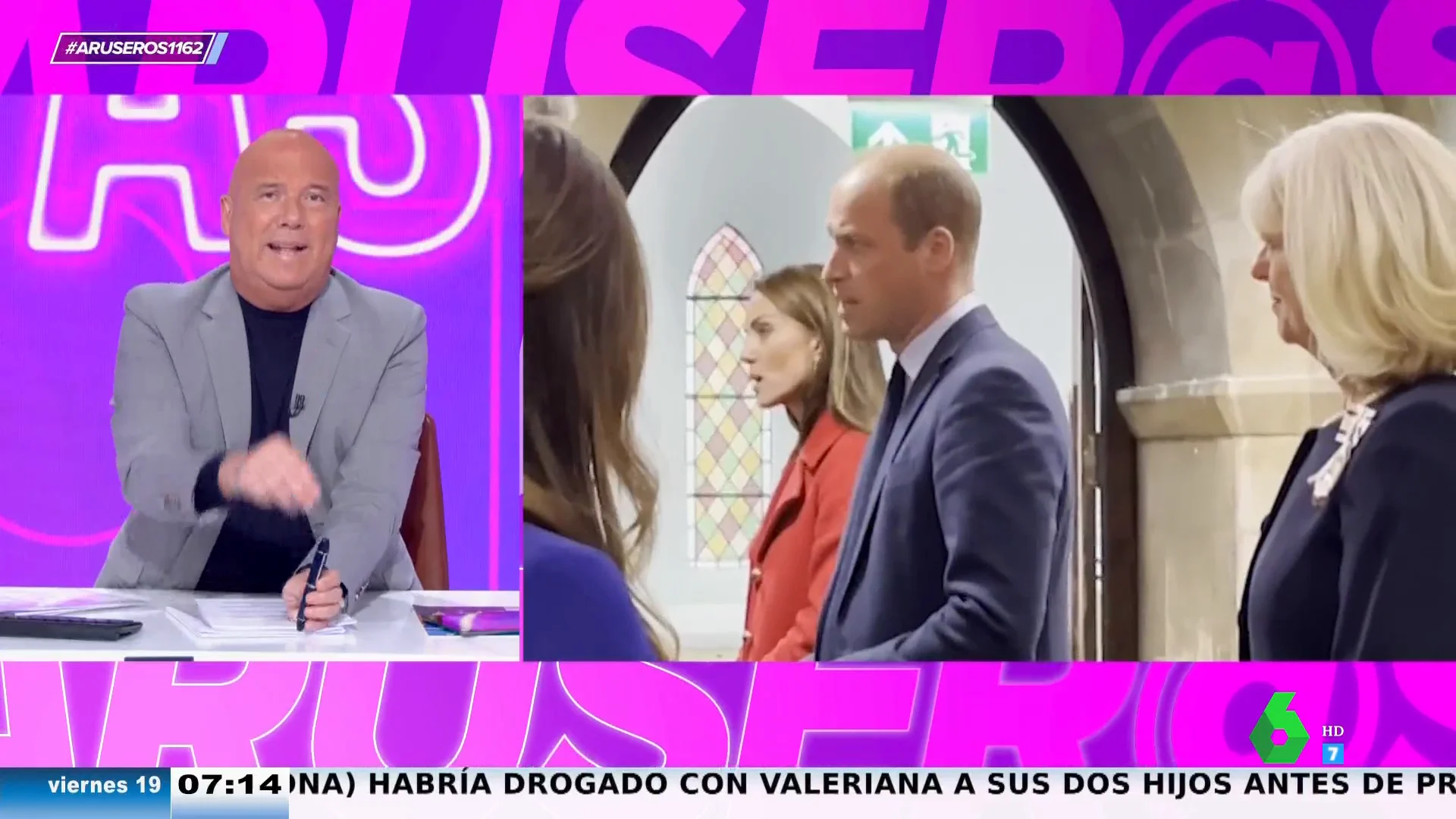 La preocupación de Alfonso Arús por el bienestar de Kate Middleton en el hospital: "¿Necesita tarjeta para la tele?"