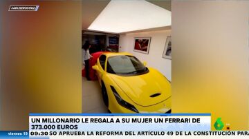 Un millonario le regala a su mujer un Ferrari valorado en 375.000 euros: "Eso es que la ha liado muy parda"