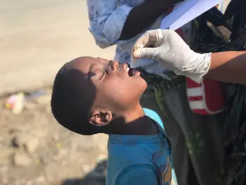 Campaña de vacunación contra el cólera en África