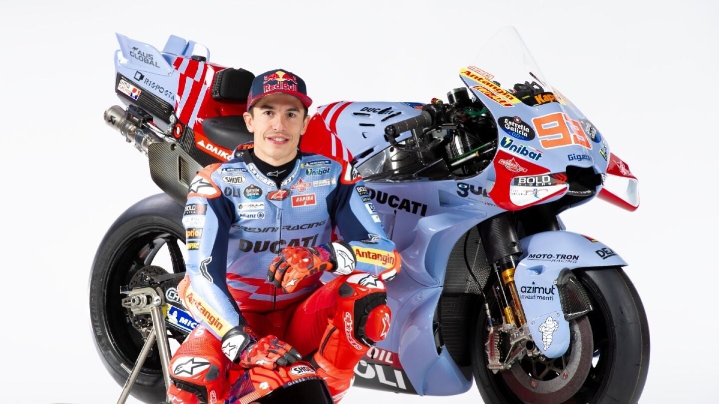 Marc M&aacute;rquez, con sus nuevos colores en Gresini