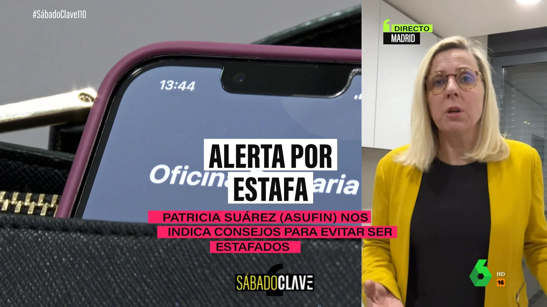 La presidenta de ASUFIN, sobre las estafas digitales: "El engaño es tan sofisticado que los bancos no están pudiendo pararlo"