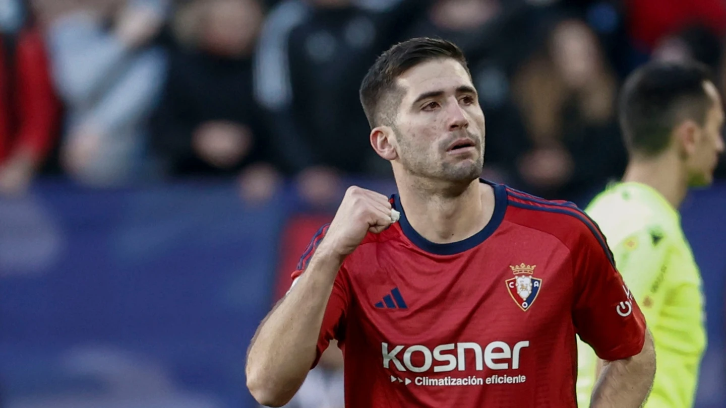 Jesús Areso, jugador de Osasuna Jesús Areso, jugador de Osasuna