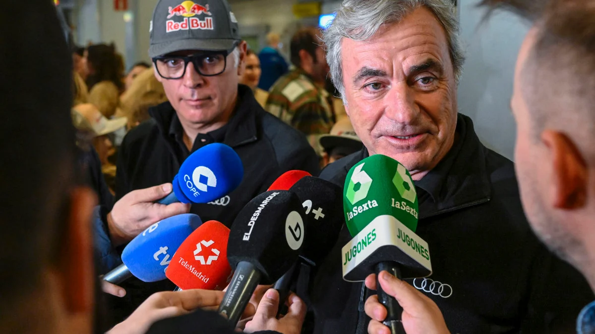 Carlos Sainz, en Madrid