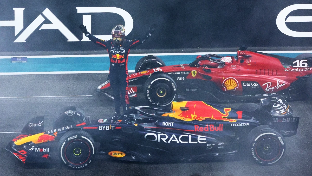 Max Verstappen, tras ganar una carrera con el Red Bull