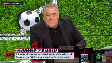 Ferreras reacciona a la nueva polémica arbitral: "Para muchos el VAR solo vale si perjudica al Madrid"