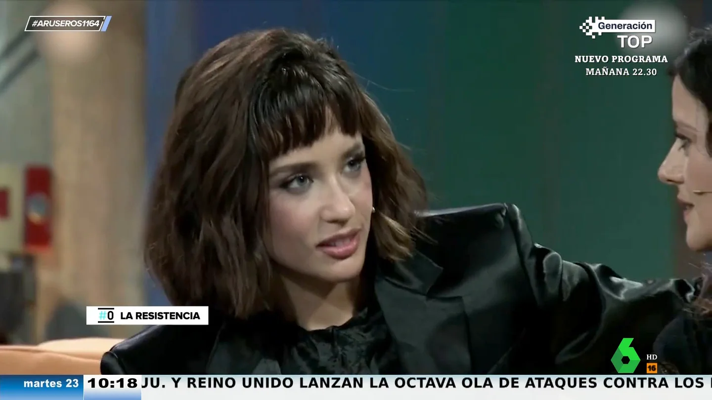David Broncano deja loca a Maria Pedraza en 'La Resistencia' tras llamarle "paradito" en el sexo David Broncano deja loca a Maria Pedraza en 'La Resistencia' tras llamarle "paradito" en el sexo