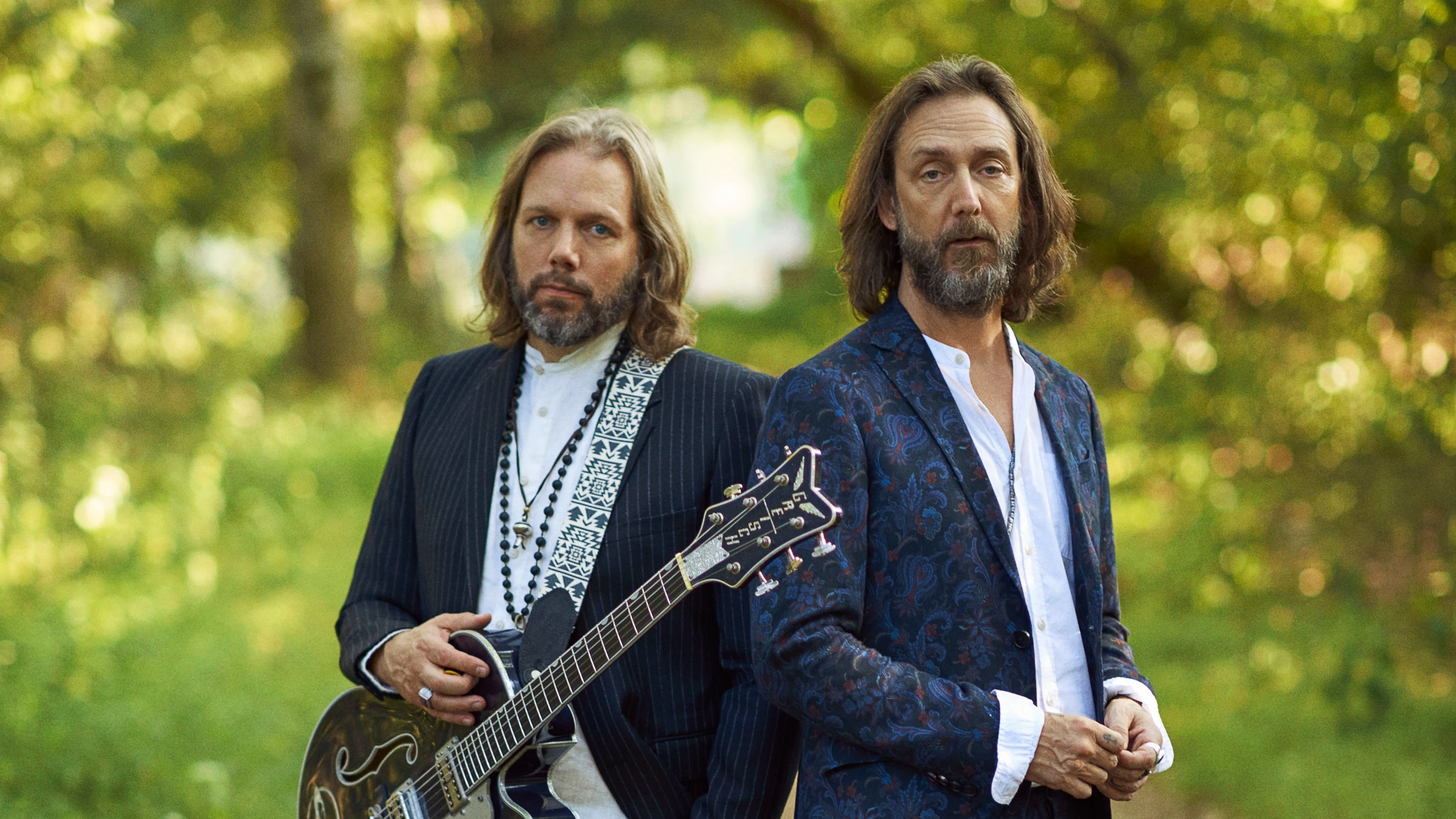 Rich y Chris Robinson (The Black Crowes)