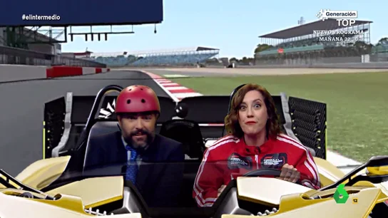 De boxes sustituidos por bares a Esperanza Aguirre al volante del safety car: 'Ayuso' revela los detalles del circuito de F1 De boxes sustituidos por bares a Esperanza Aguirre al volante del safety car: 'Ayuso' revela los detalles del circuito de F1