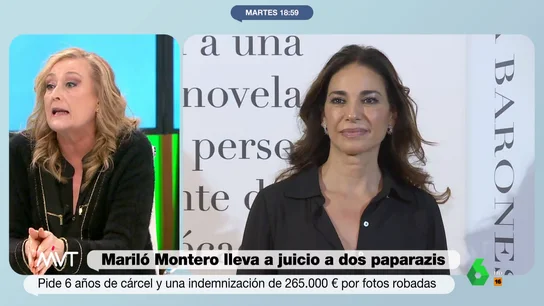 Elisa Beni estalla ante el caso de las fotos íntimas de Mariló Montero "Las personas, sean públicas o privadas, tienen derecho a su intimidad y a poder vivir tranquilamente", comenta Elisa Beni en este vídeo, donde analiza el juicio a dos paparazzi por tomar fotos a Mariló Montero mientras hacía topless en Bora Bora.