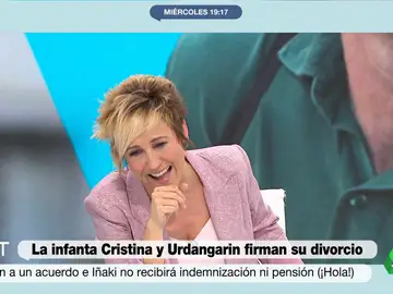 Cristina Pardo sufre un brutal ataque de risa a causa de la &quot;arcaica&quot; opinión de Iñaki López sobre los consoladores