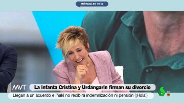 Cristina Pardo sufre un brutal ataque de risa a causa de la "arcaica" opinión de Iñaki López sobre los consoladores