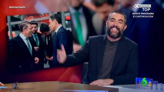 Dani Mateo, sobre el corrillo de García-Page con Moreno, Mazón y López Miras: "Son BFF, 'best friends of FITUR'" Dani Mateo, sobre el corrillo de García-Page con Moreno, Mazón y López Miras: "Son BFF, 'best friends of FITUR'"