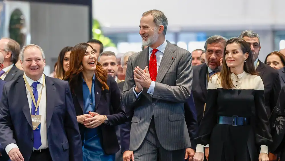 Los Reyes de España, Don Felipe y Doña Letizia, inaugurando FITUR 2024